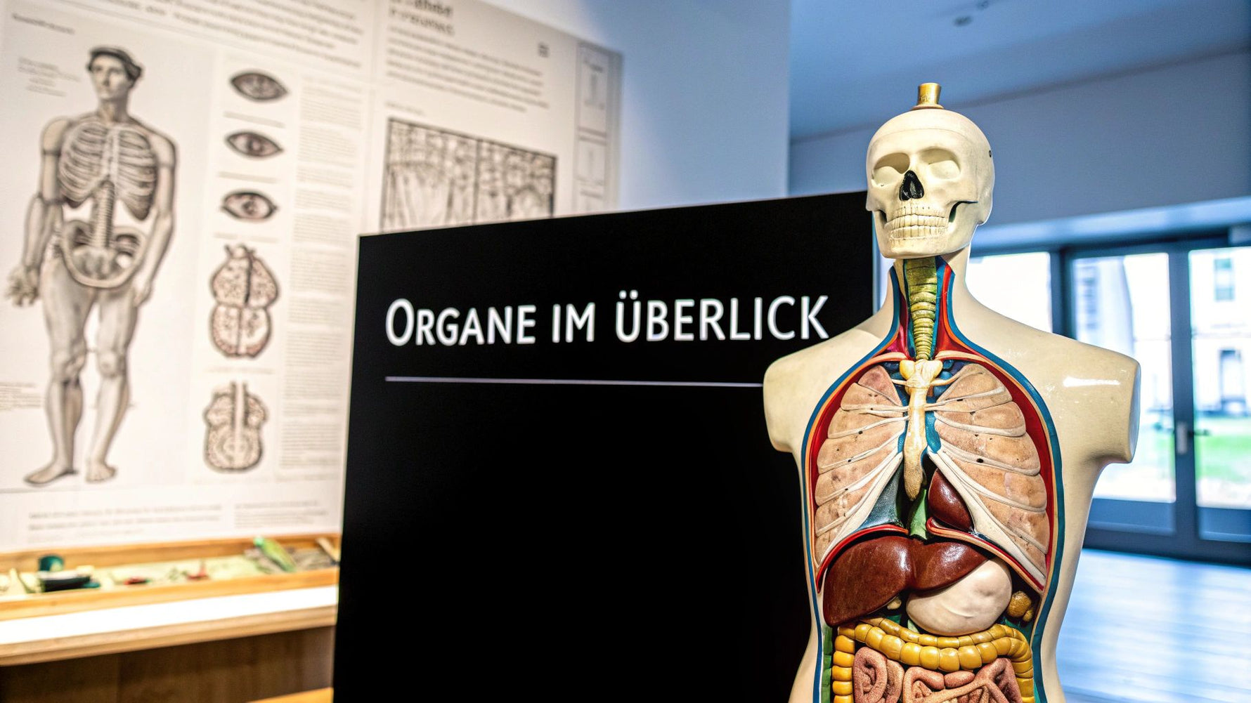 Organe des Menschen Schaubild verständlich erklärt