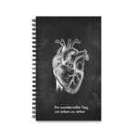 Notizbuch - Herz Chalkboard