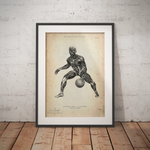 Basketball Anatomie Poster - Animus Medicus GmbH
