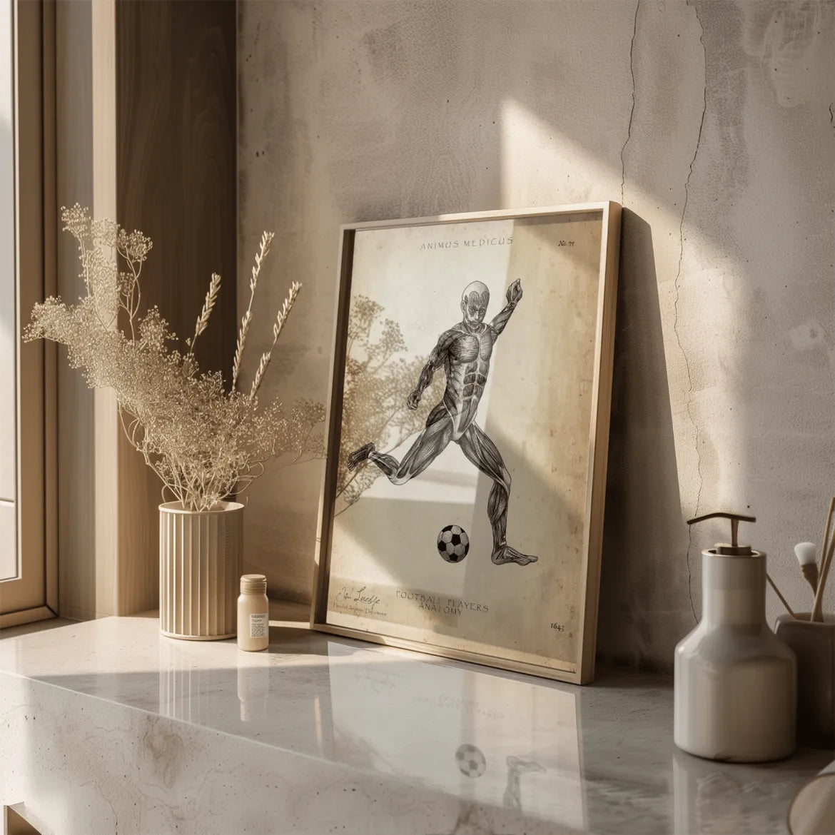 Fußball Anatomie Poster - Animus Medicus GmbH