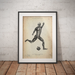 Fußball Anatomie Poster - Animus Medicus GmbH
