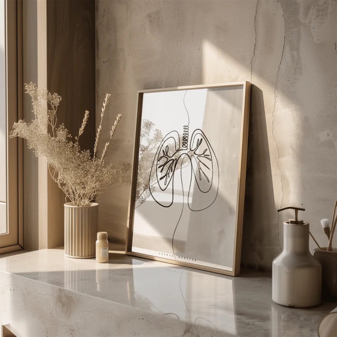 Lungen Anatomie Minimalist - Animus Medicus GmbH