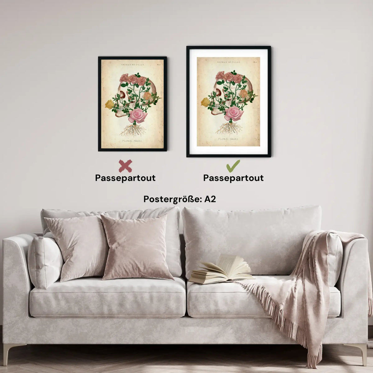 Schädel mit Blumen - Animus Medicus GmbH