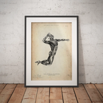 Volleyball Anatomie Poster - Animus Medicus GmbH