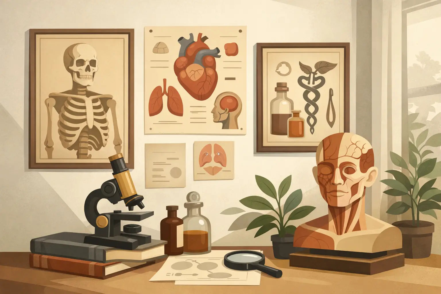 Vintage Medizin Poster stilvoll einsetzen