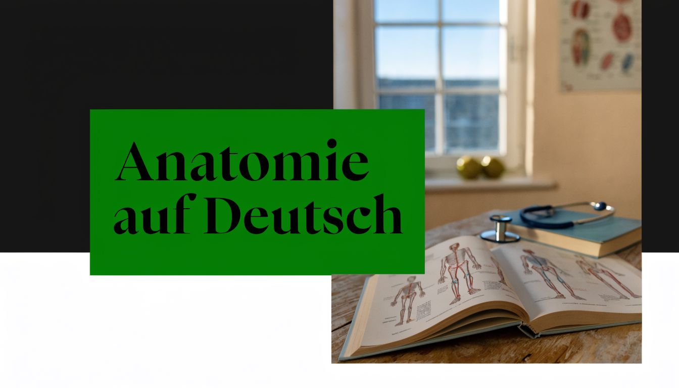 Anatomie auf Deutsch: Fachbegriffe & Lernstrategien