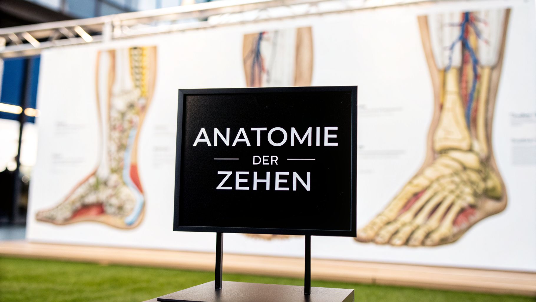 Anatomie der Zehen verständlich erklärt für Mediziner