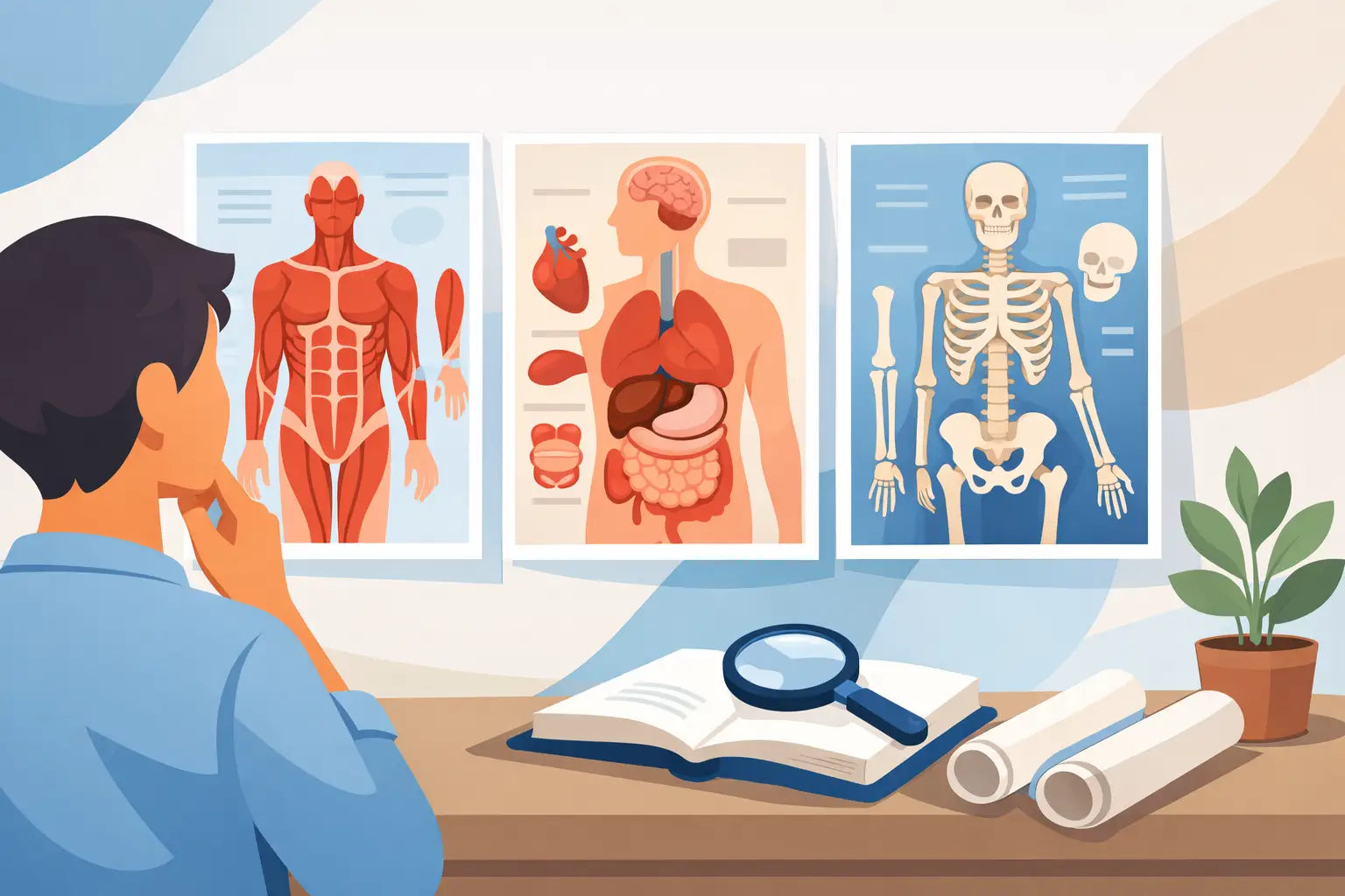 Welches Anatomieposter zum Lernen passt?