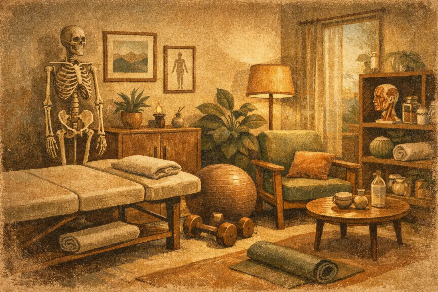 Physiotherapie-Deko stilvoll integrieren