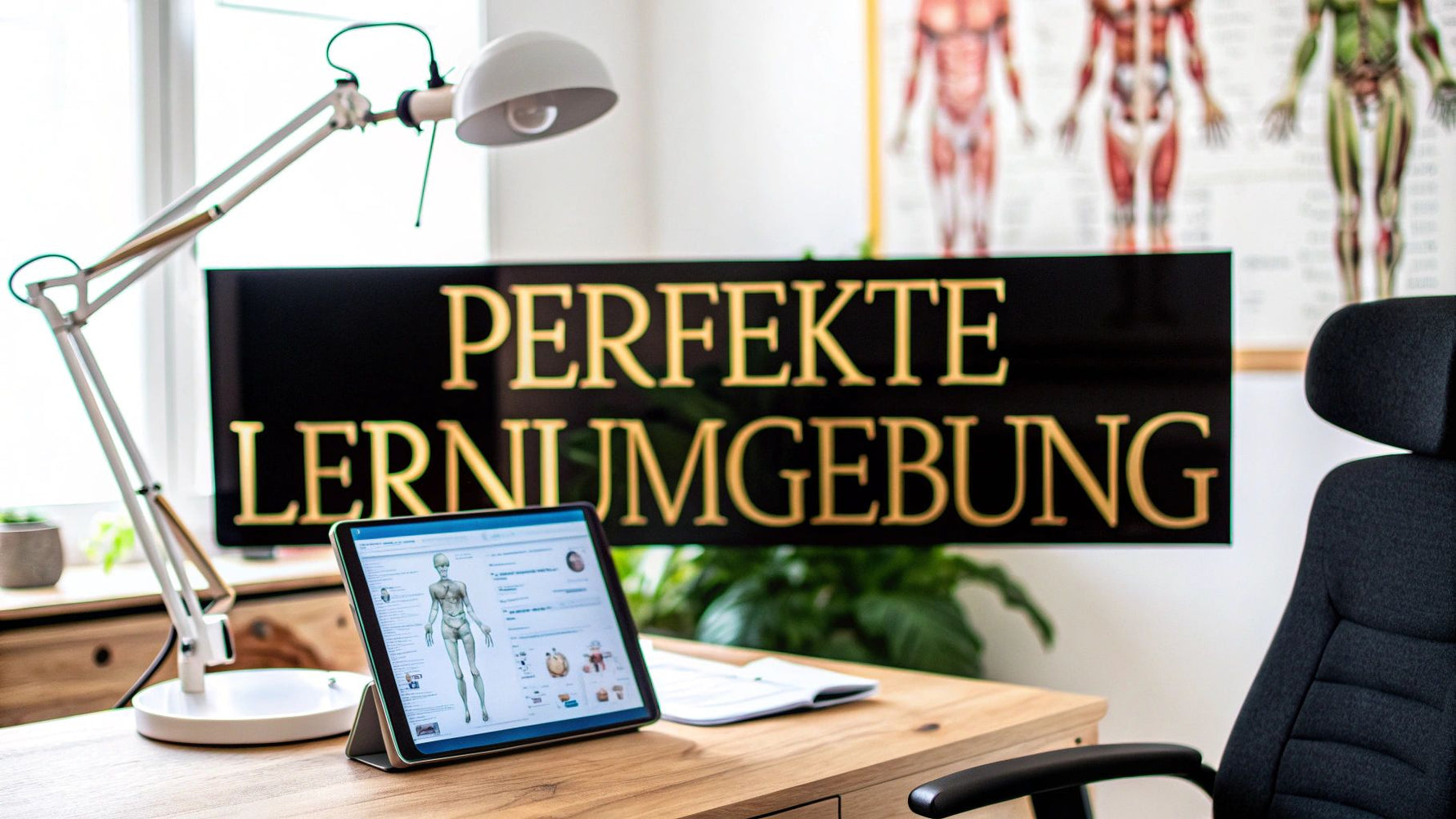 Die perfekte lernumgebung gestalten für dein medizinstudium