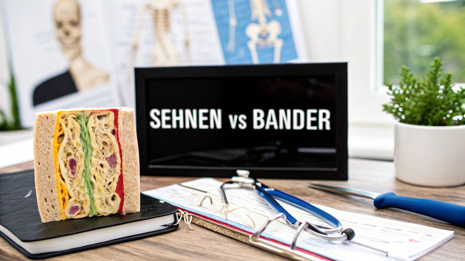 Der wesentliche unterschied zwischen sehnen und bändern im detail