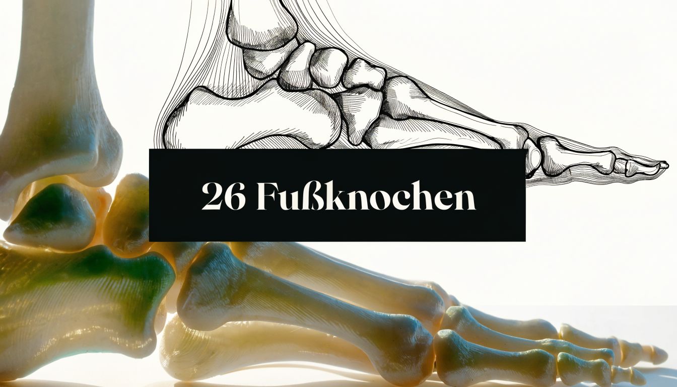Wie viele Knochen hat ein Fuß? Anatomie & Aufbau