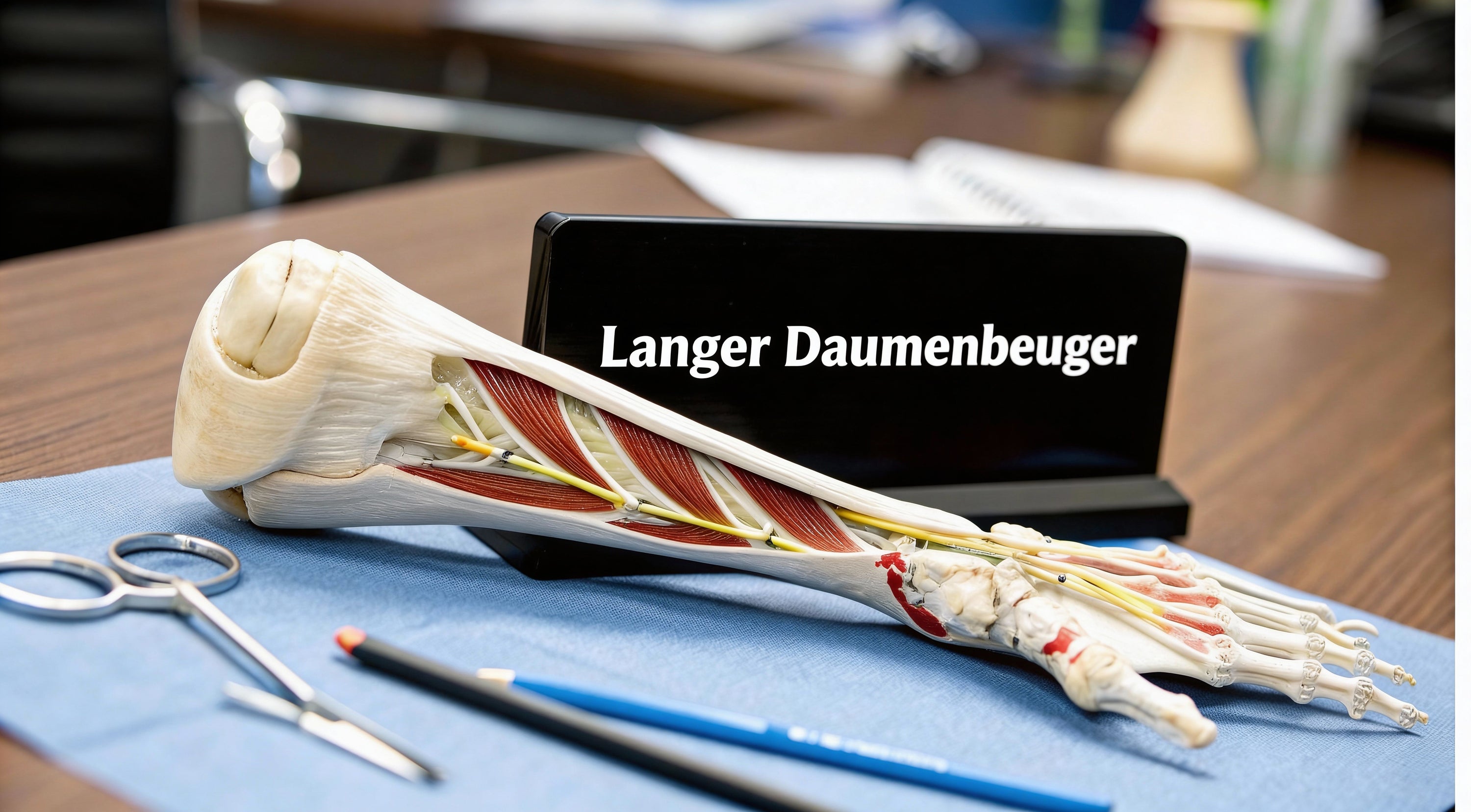 Der M flexor pollicis longus verständlich erklärt