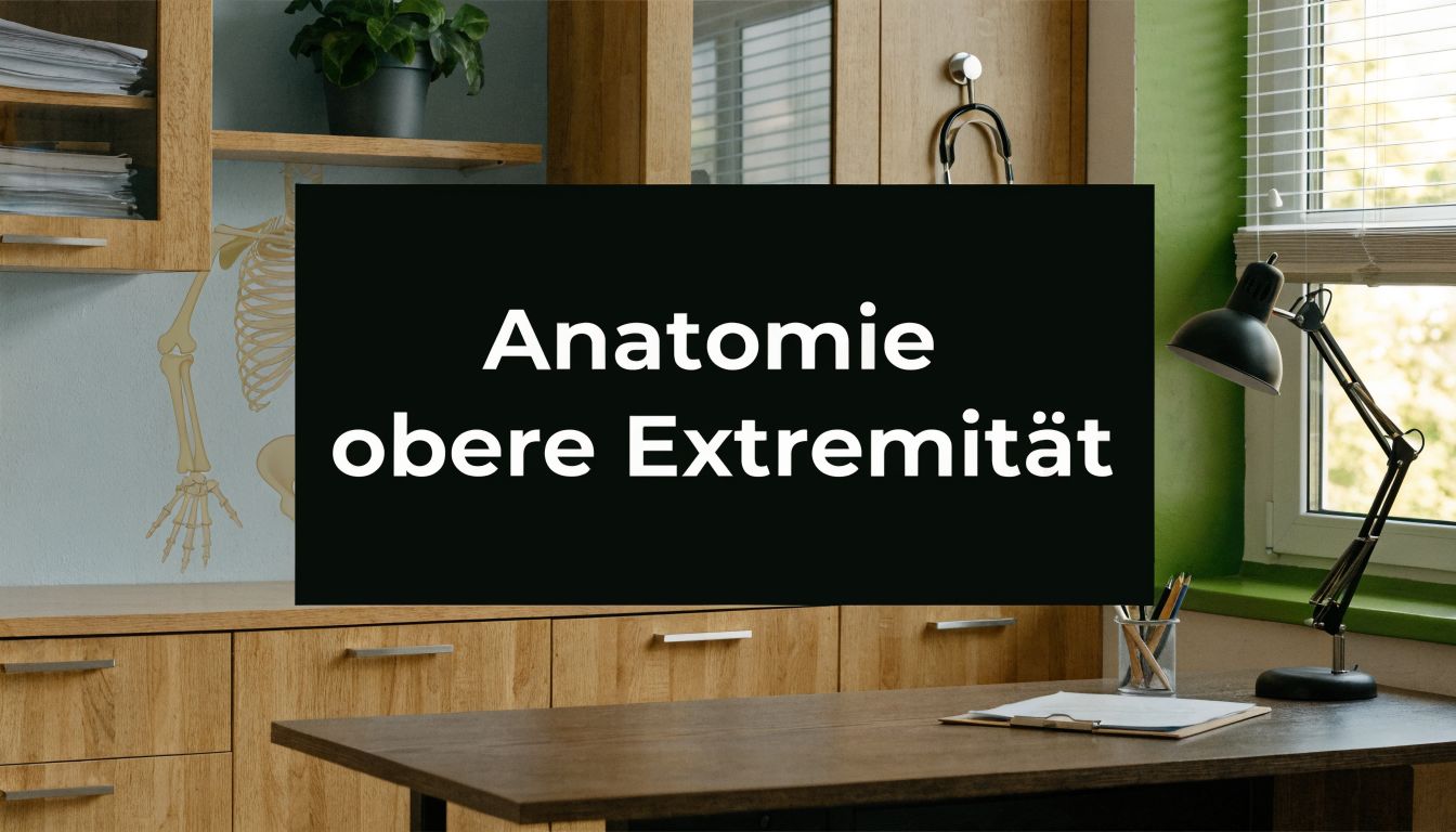 Anatomie obere Extremität: Poster für Praxis & Lehre