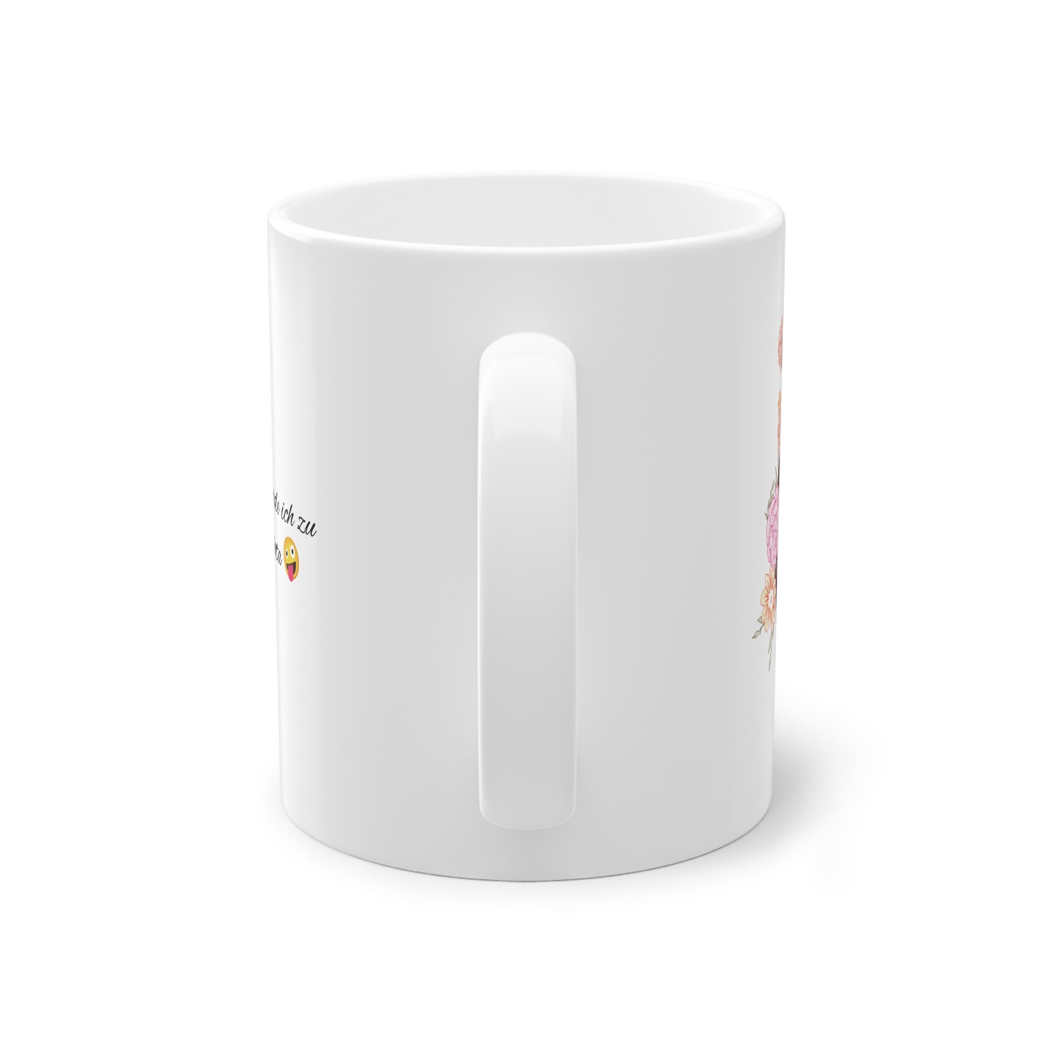 Flowers Heart Cup