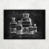 Apotheek fles Poster - schoolbord