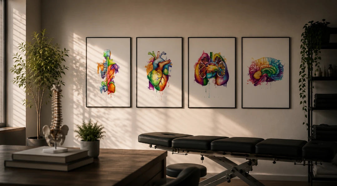 Abstrakte Anatomie Kunst