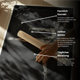 Poster Ballet Anatomie - Schoolbord