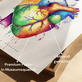 Hart Anatomie - Regenboog