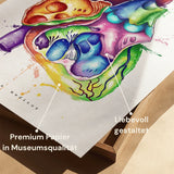 Hart in doorsnede Anatomie - Regenboog