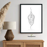 Vulva anatomie minimalistisch