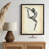 Gymnastiek anatomie poster II