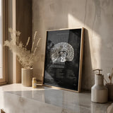 Hersenen in sagittale doorsnede - Chalkboard