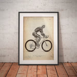 Rennrad Fahrer Anatomie - Animus Medicus