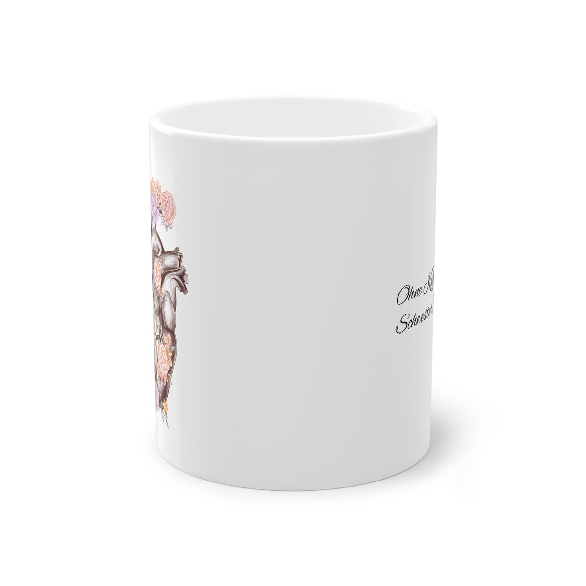 Blumen Herz Tasse - Animus Medicus GmbH