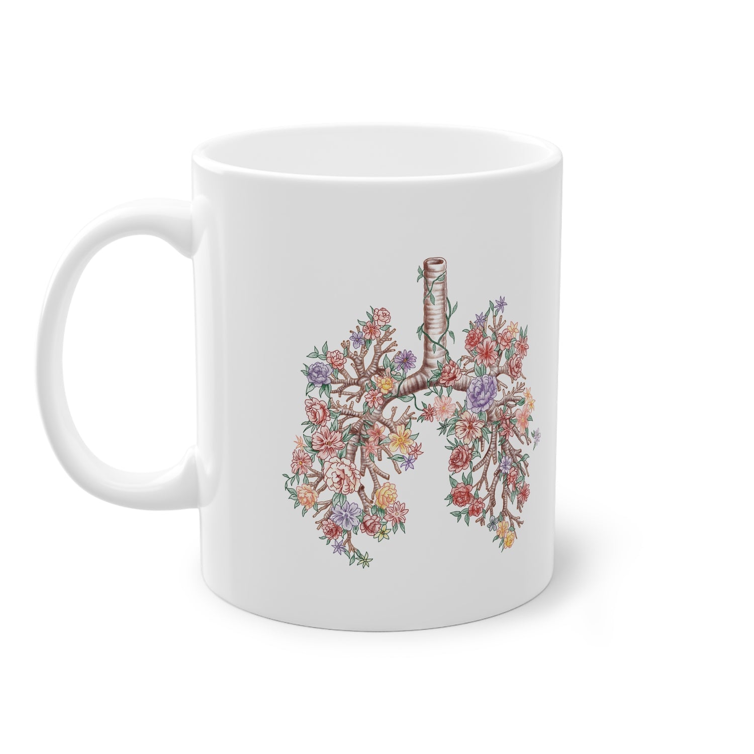 Blumen Lunge Tasse - Animus Medicus GmbH