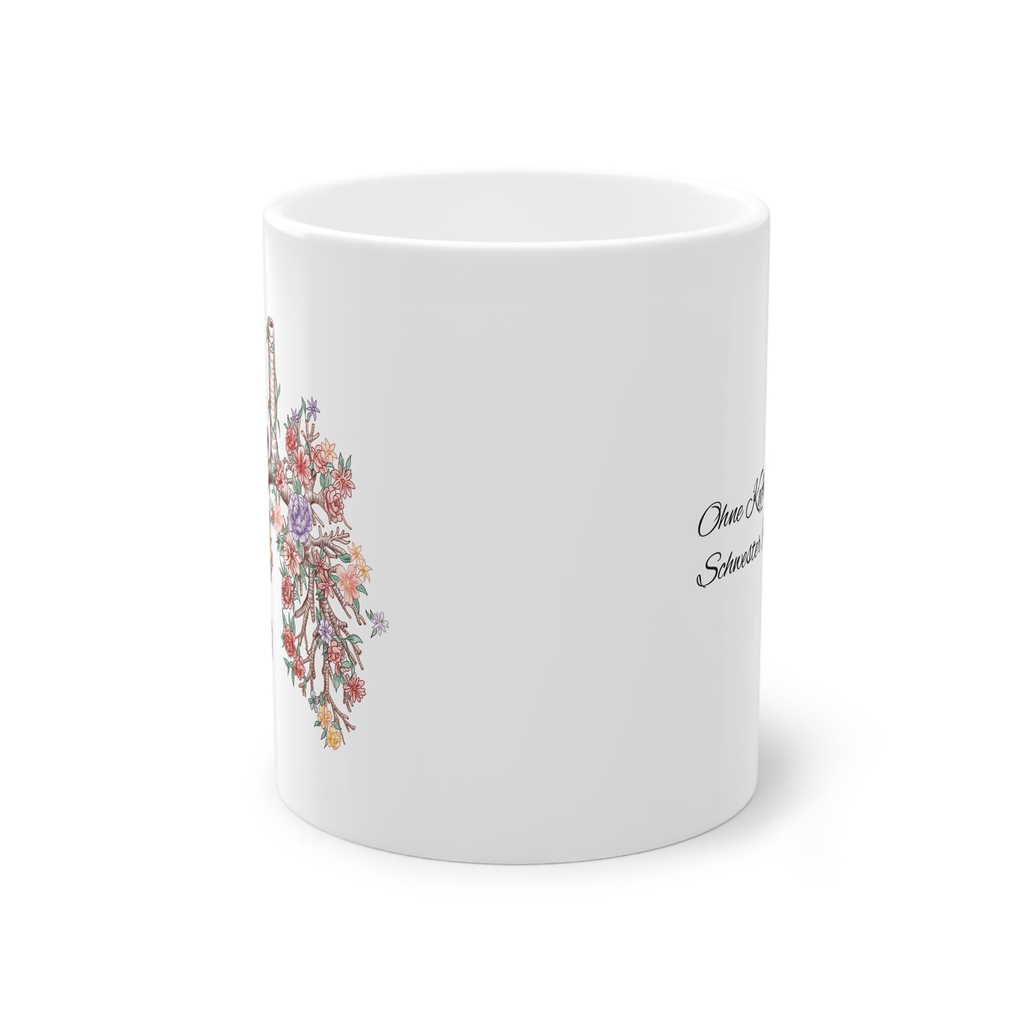 Blumen Lunge Tasse - Animus Medicus GmbH