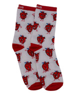 Herz Anatomie Socken aus Bio-Baumwolle - Animus Medicus GmbH