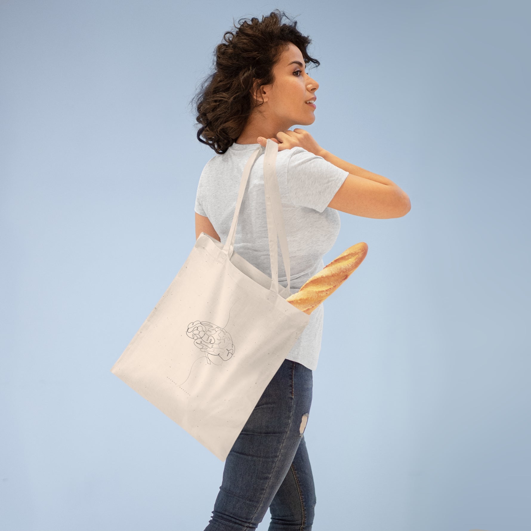 Limited Edition: Dat Jute minimalsitische Gehirn / Almost a doctor - Animus Medicus GmbH
