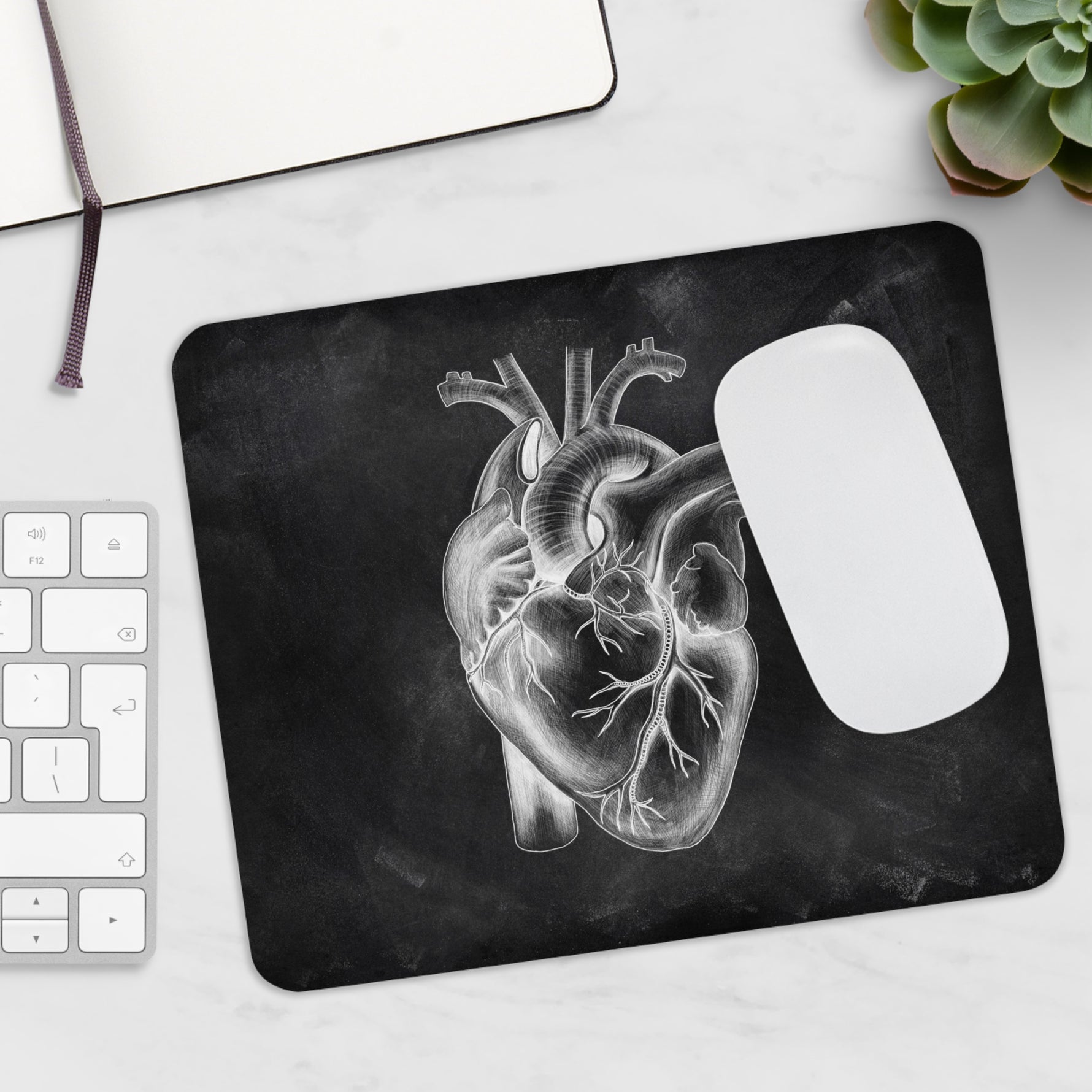 Mouse Pad - Herz in Chalkboard - Animus Medicus GmbH