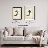 Volleyball Anatomie Poster - Animus Medicus GmbH
